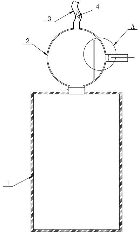 Special dredging and drainage device capable of preventing blockage for cardiology department