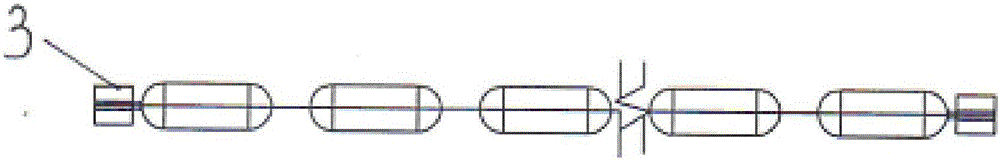 Treatment device for solid product of pyrolysis rotary kiln