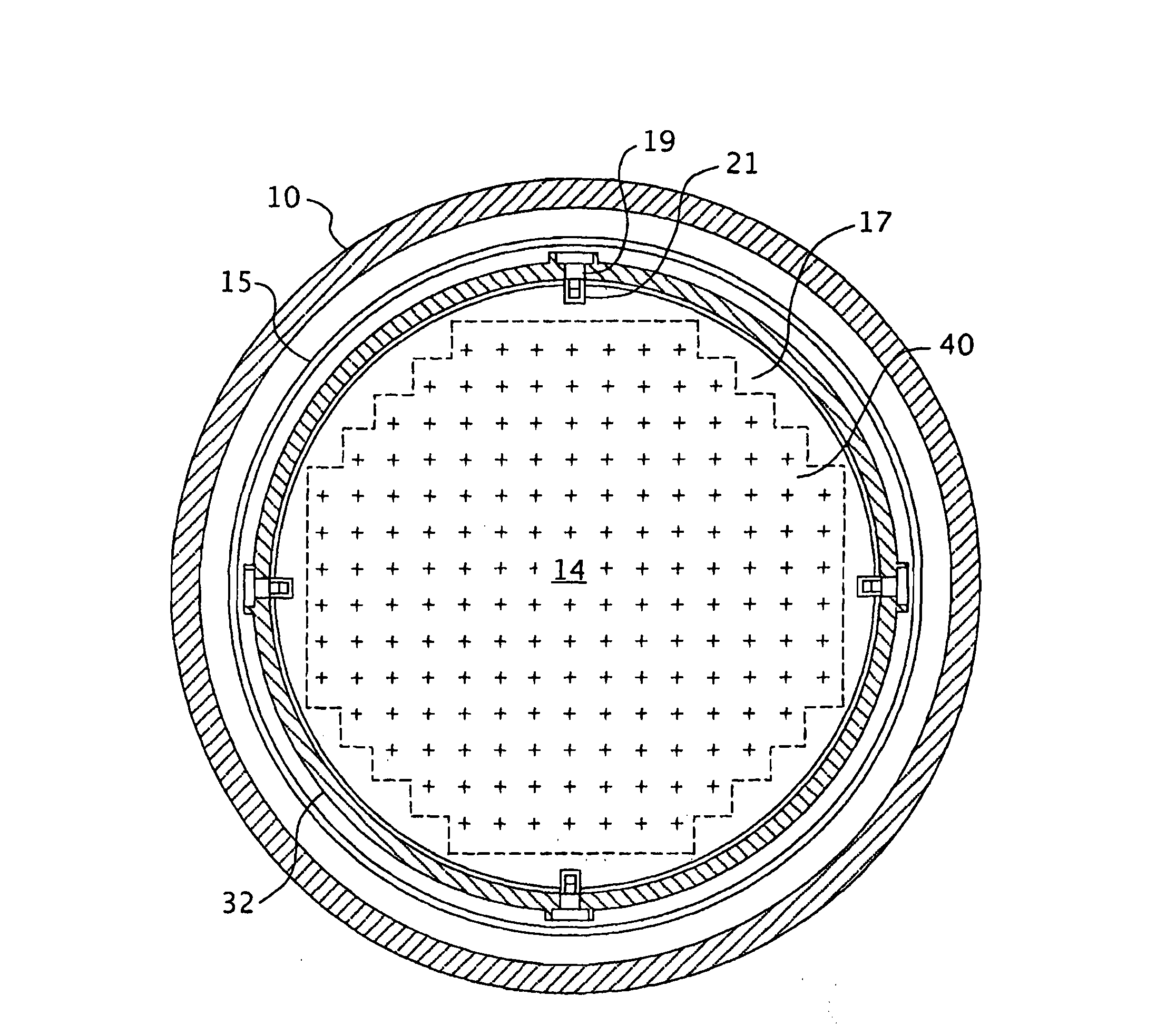 Nuclear reactor alignment plate configuration