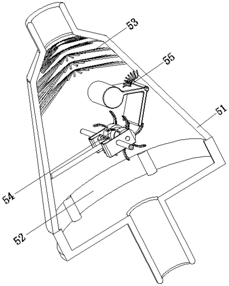 Cable winding device for power transmission cable construction