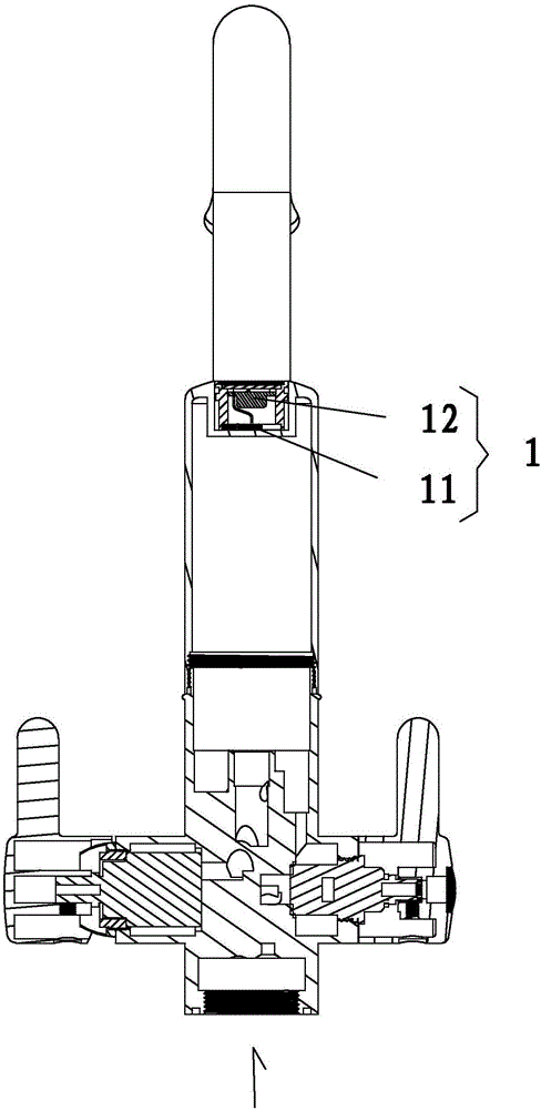 Filter quantity meter, filter quantity metering method, filter element with metering function and filter