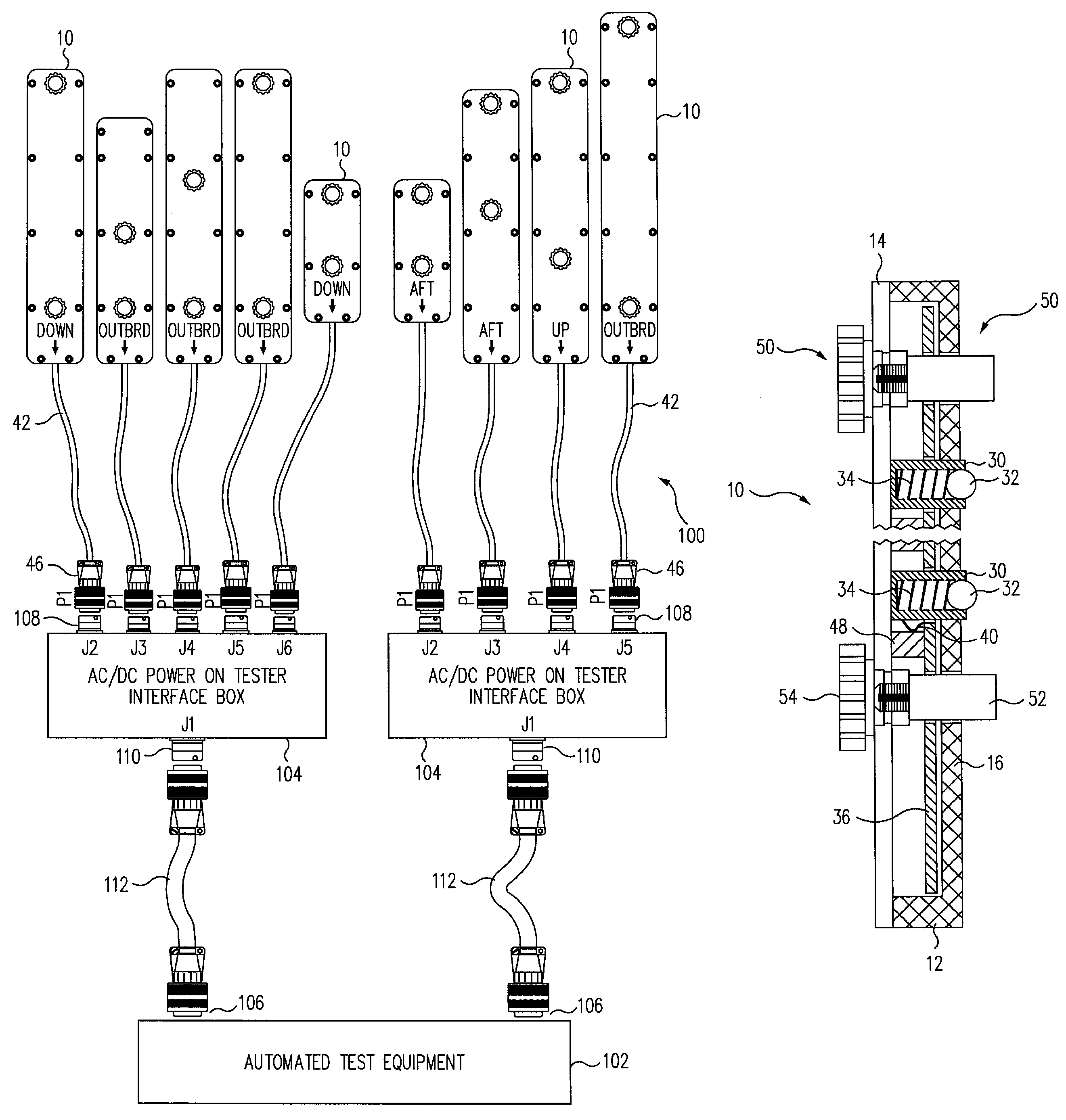 Terminal strip contacting adapter