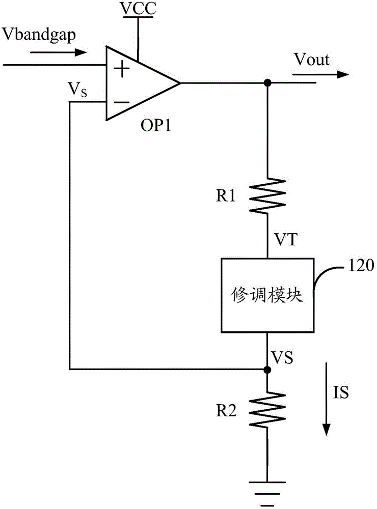 Reference voltage regulating circuit and system of integrated circuit