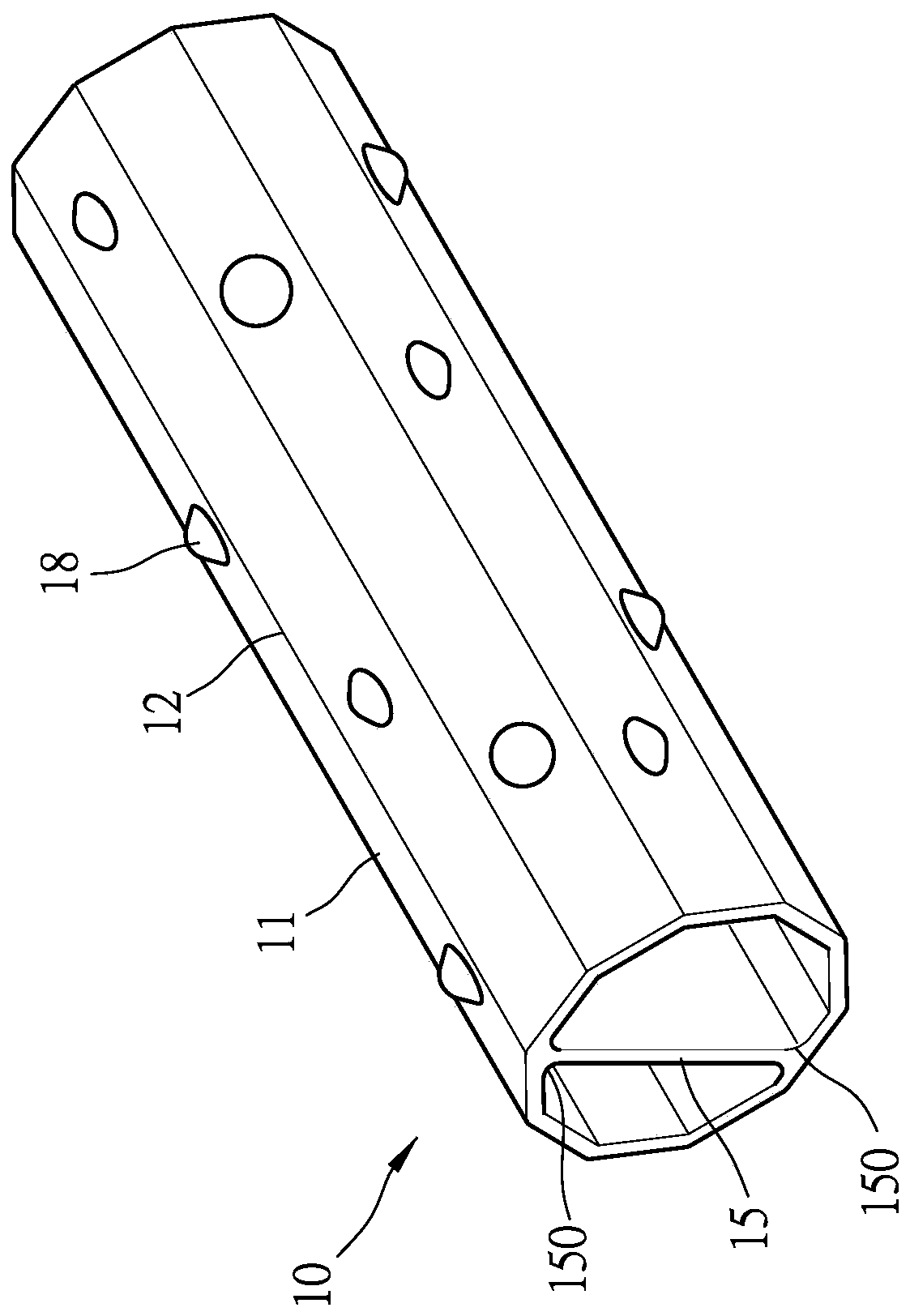 Yoga roller massage structure