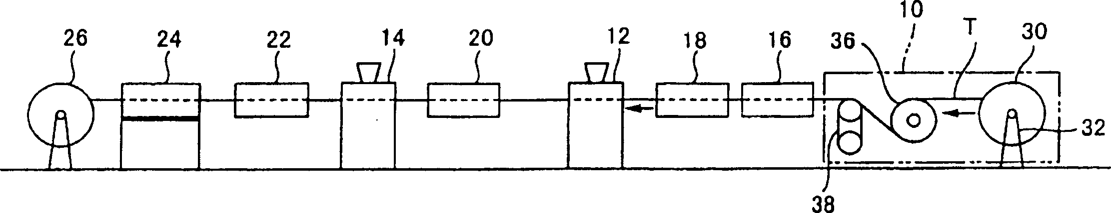 Method and apparatus for producing rod shape article with synthetic resin