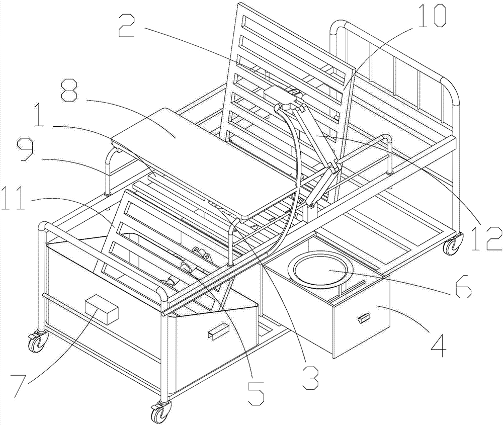 Patient care bed