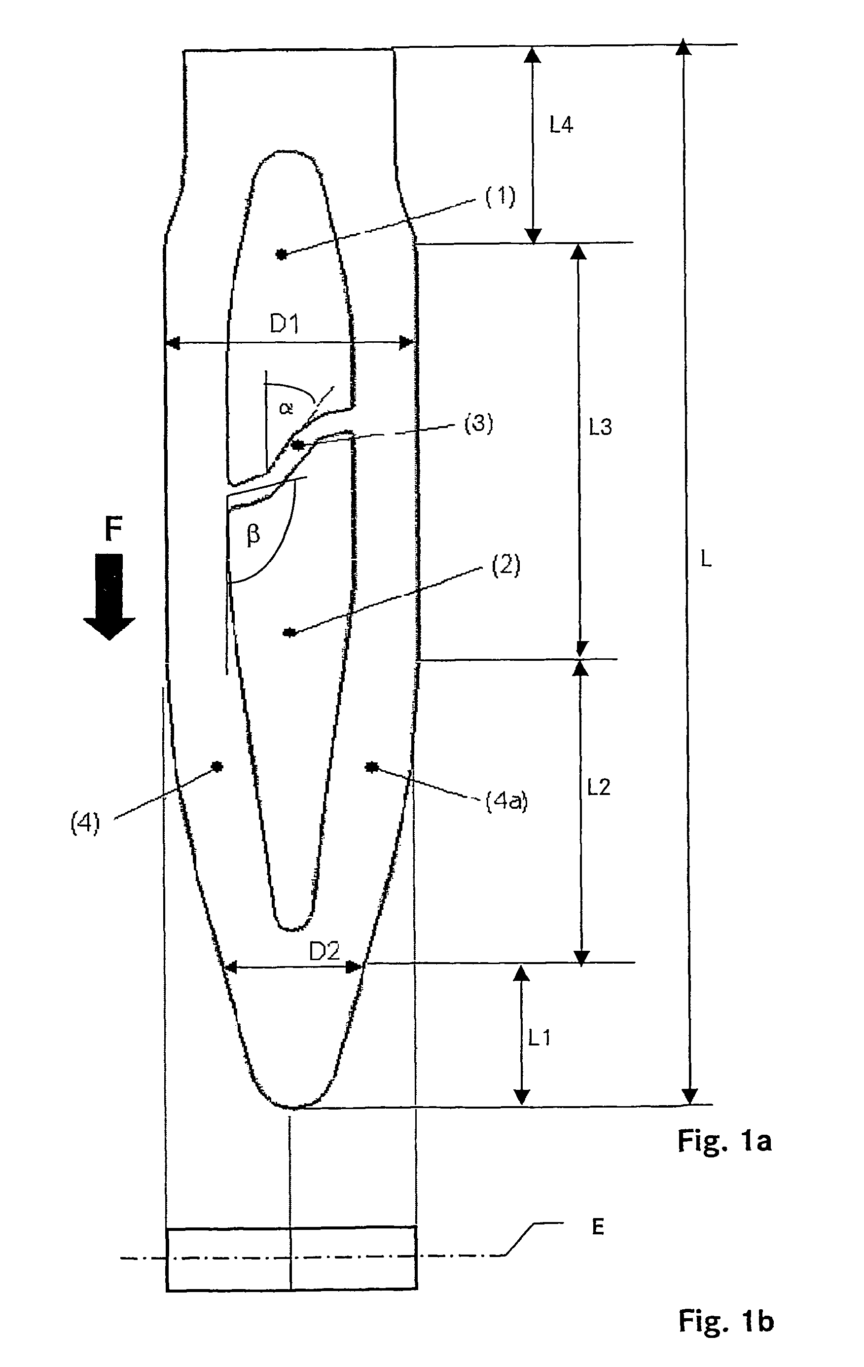 Contact element for press fitting into a hole of a printed circuit board