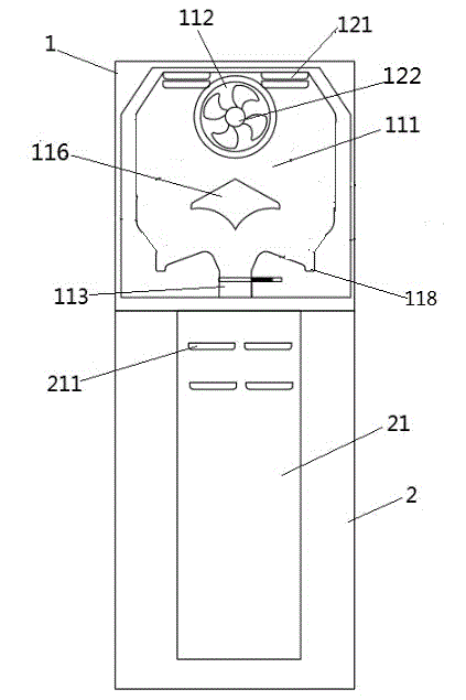 Refrigerator with freezing and blocking prevention air duct structure