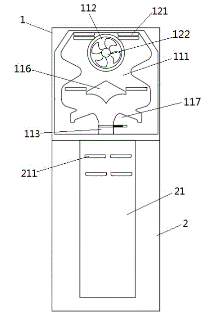 Refrigerator with freezing and blocking prevention air duct structure
