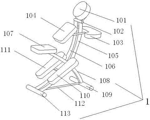 Adaptive massage sofa