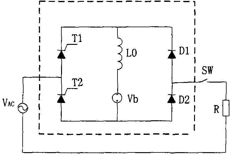 Mixed-type high-temperature superconducting short trouble current limiter