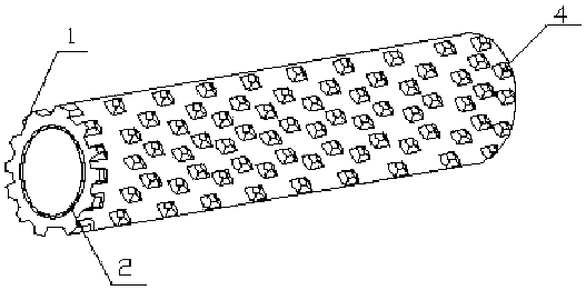 A hollow foam shaft and its processing technology