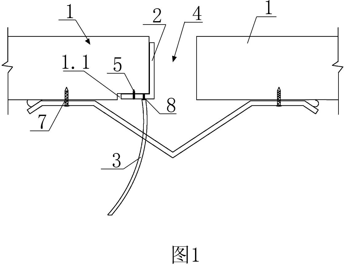 Integrated structure of GRC (glass-fiber reinforced composite) decorative roof and lightning protection net and constructing method thereof