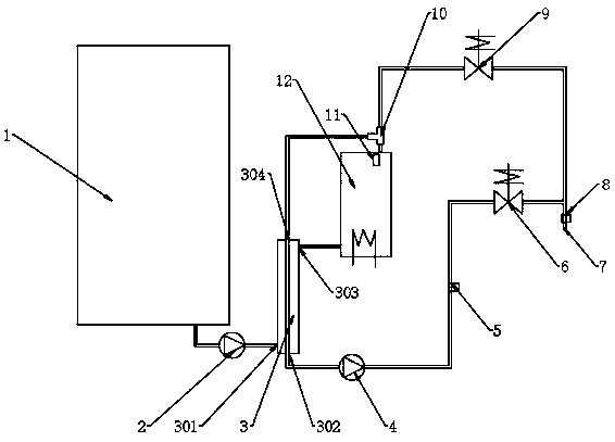 Water boiling machine capable of adjusting water temperature