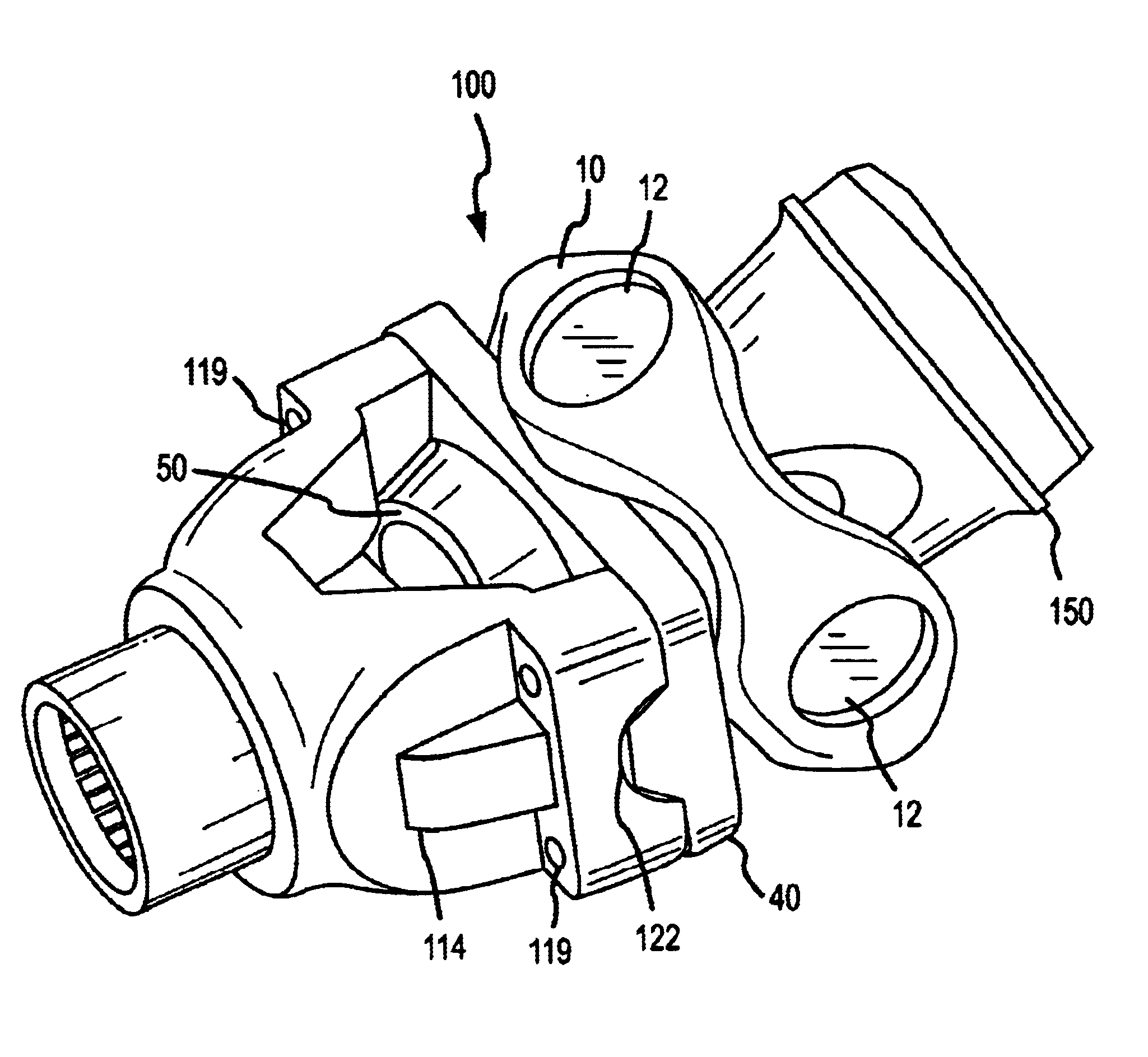 Universal joint yoke adapter