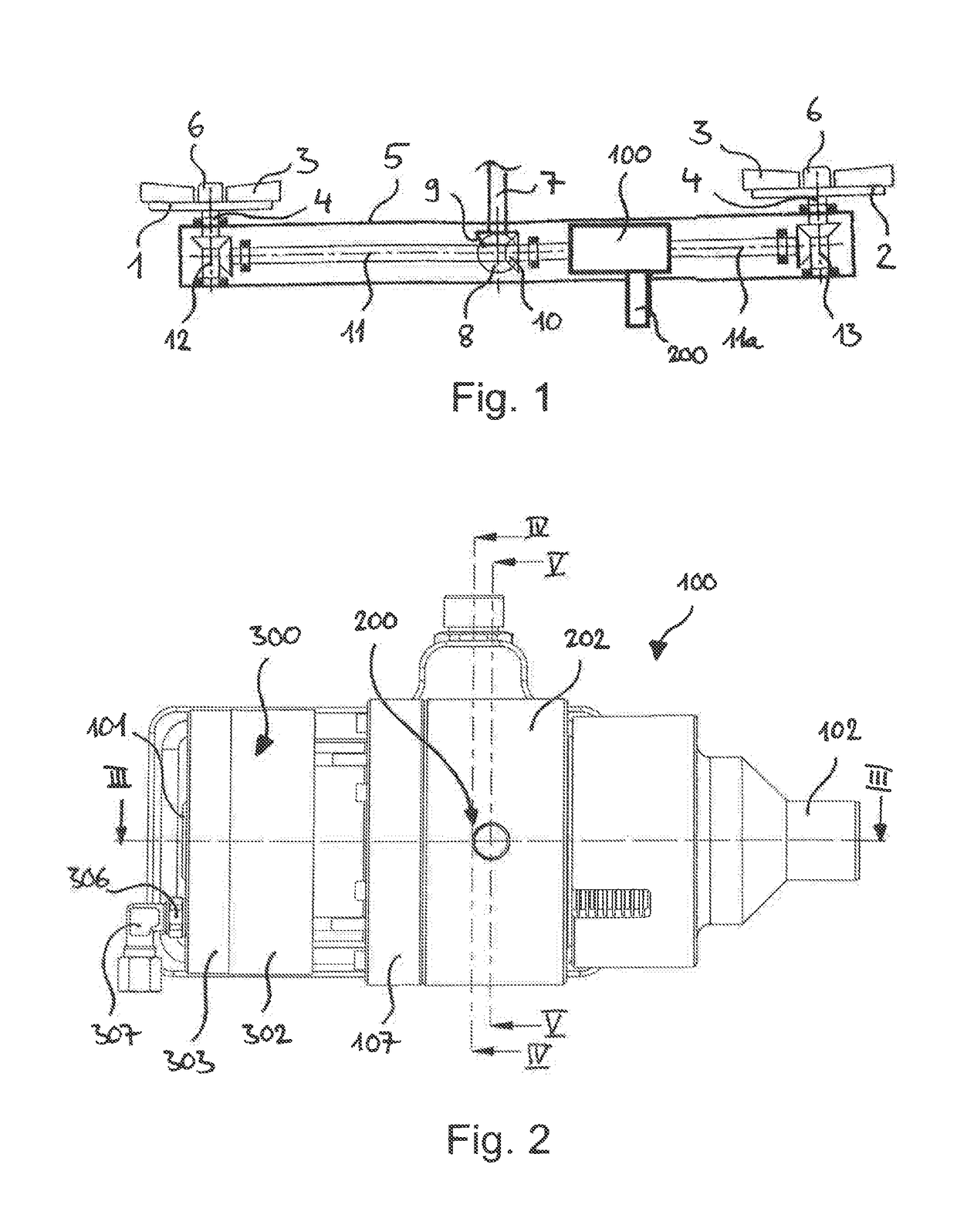 Distributor with at least two distributor disks with variable speed