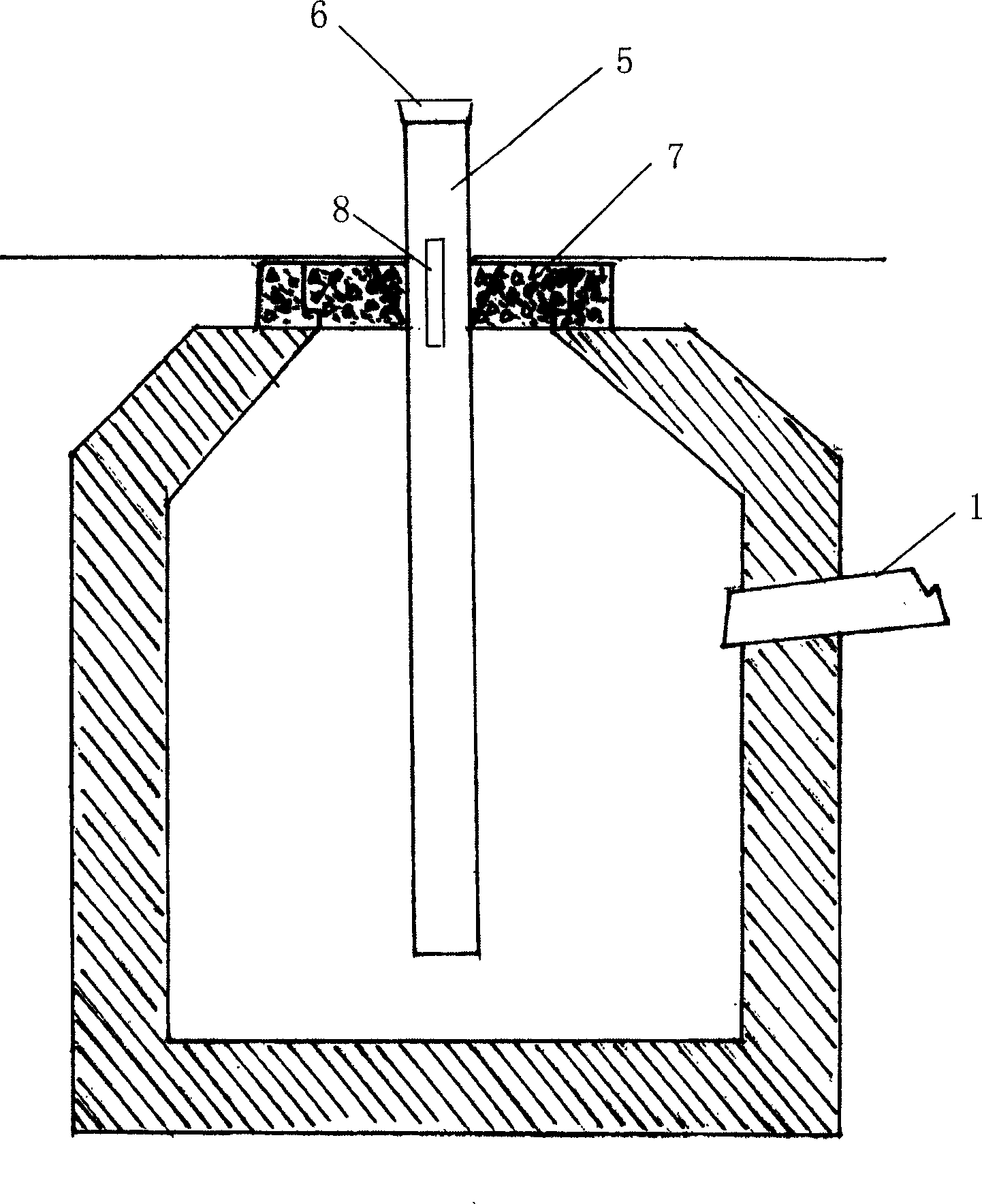 Urban sewage source separating device and method thereof