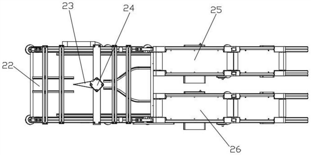 Efficient and stable distributing and conveying mechanism for medicine plates