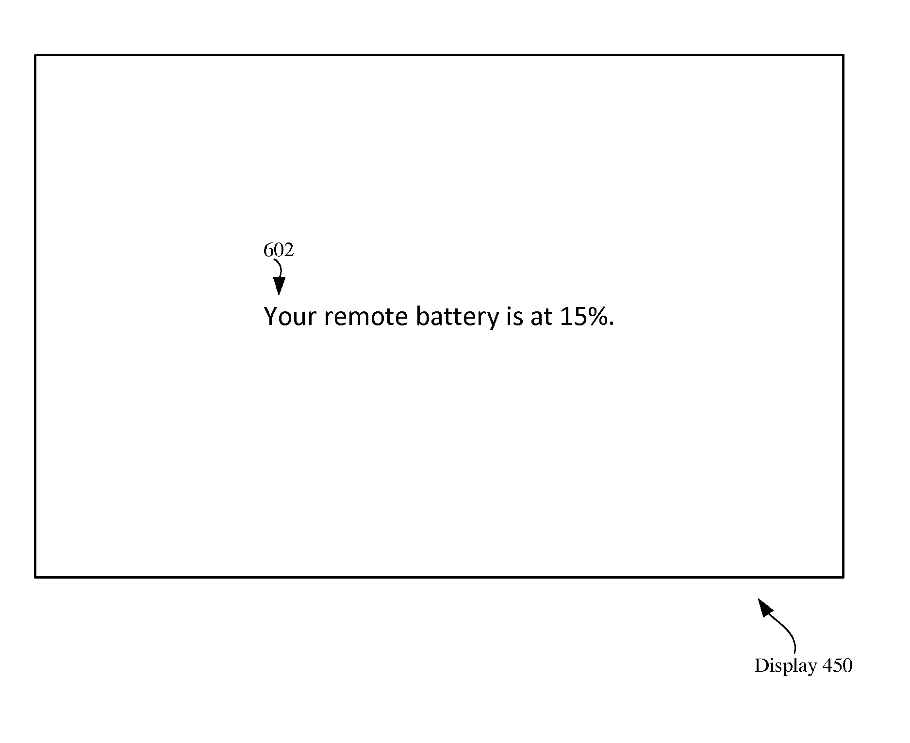 Method and system for remote battery notification