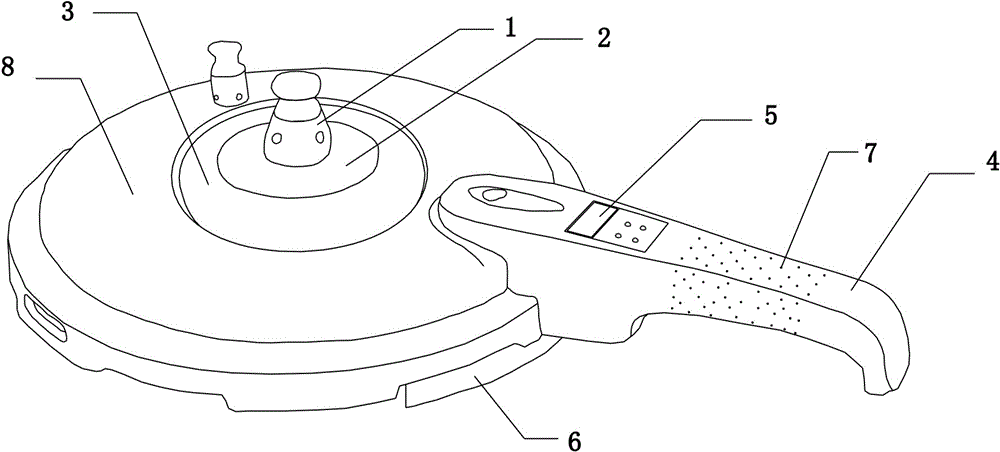 Pressure cooker cover