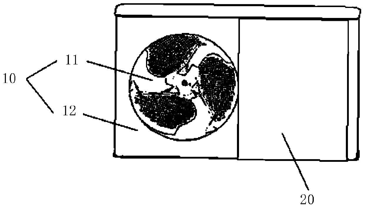 Air conditioner outdoor unit component, air conditioning system, control method and device and storage medium