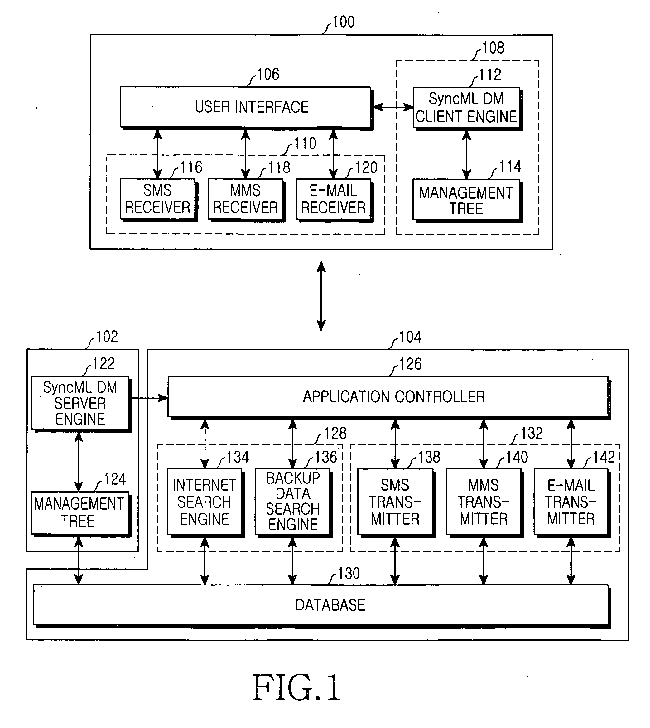 Method for providing a search service using a mobile communication terminal and mobile communication terminal and server therefor