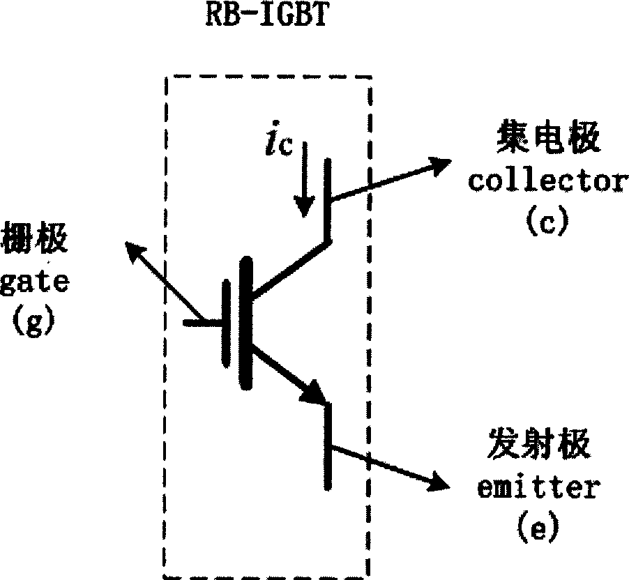 Driving protective circuit for inverse resistance type insulated gate bipolar transistor