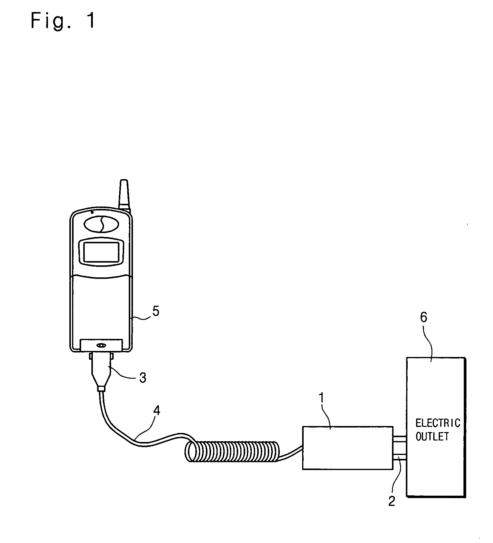 Portable charging apparatus having a charging battery built-in