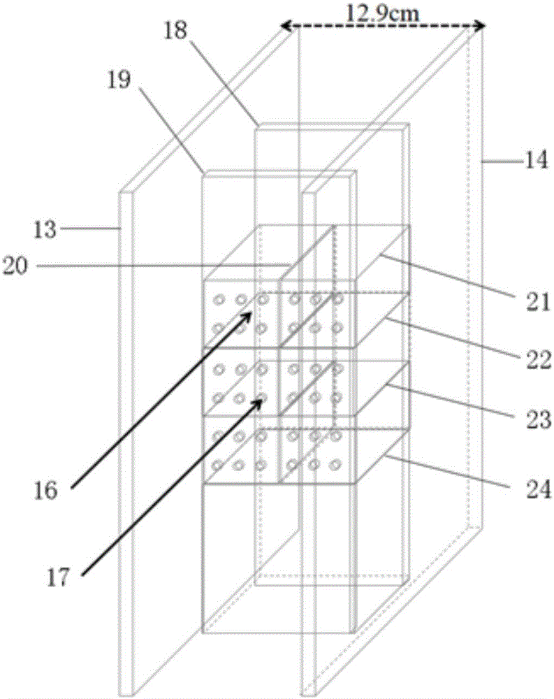 Power frequency electromagnetic field generating device having tumor inhibiting effect and loading method