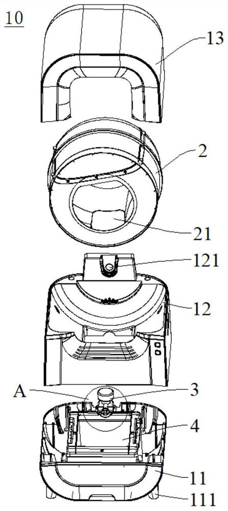 Cat litter basin and odor removal control method thereof