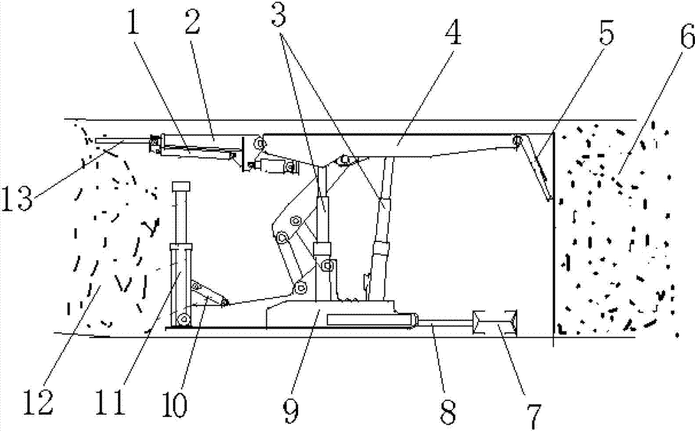 A method of coal mining and gangue filling