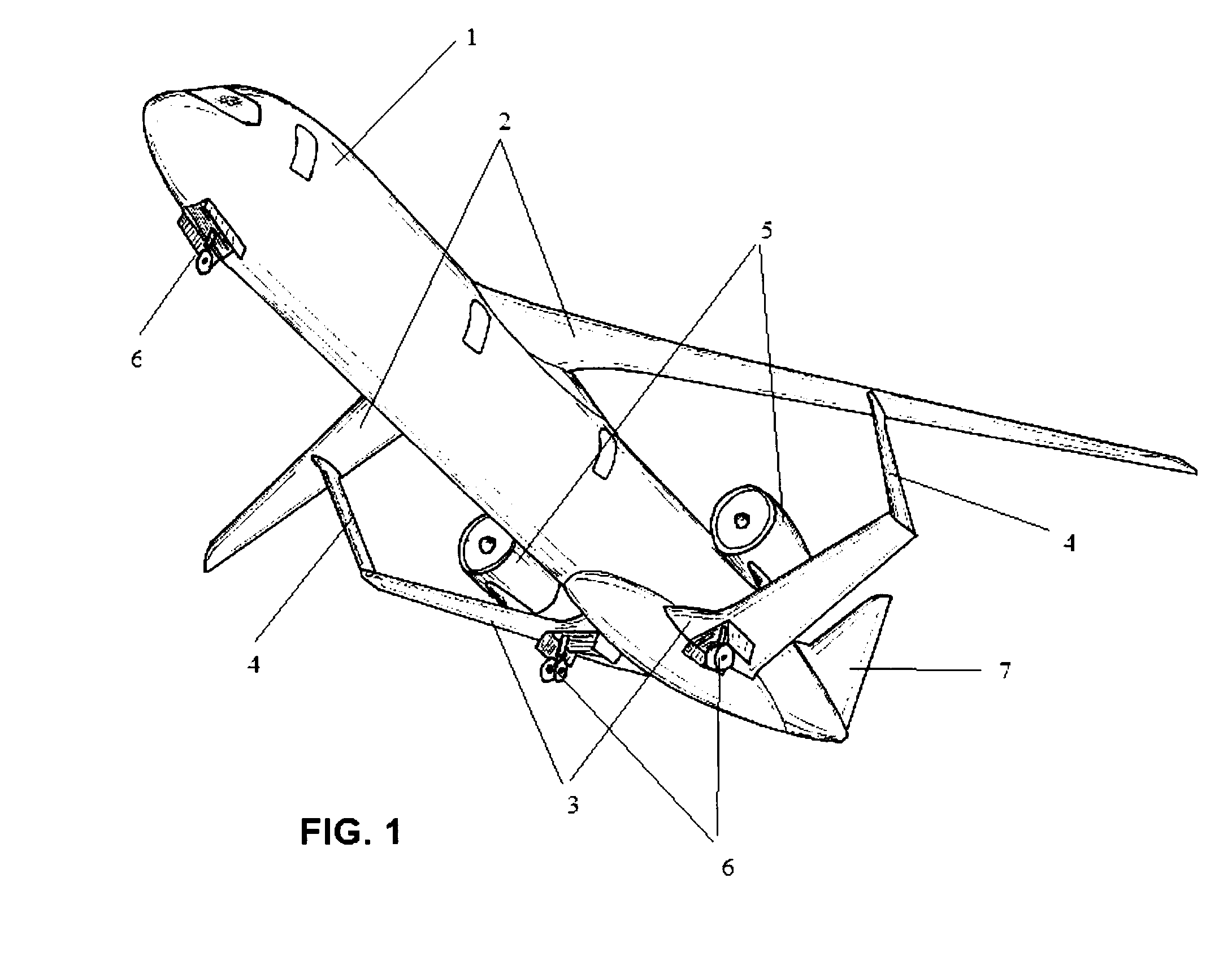 Aircraft having a lambda-box wing configuration