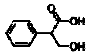 Method for separating tropicamide raceme