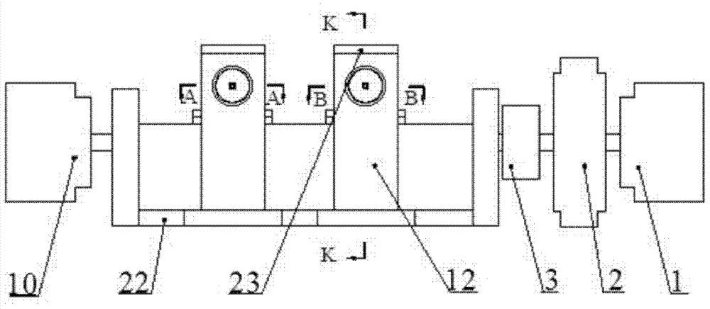 Single screw rod type blanking machine driven by alternating-current servo motor and asynchronous motor in hybrid way