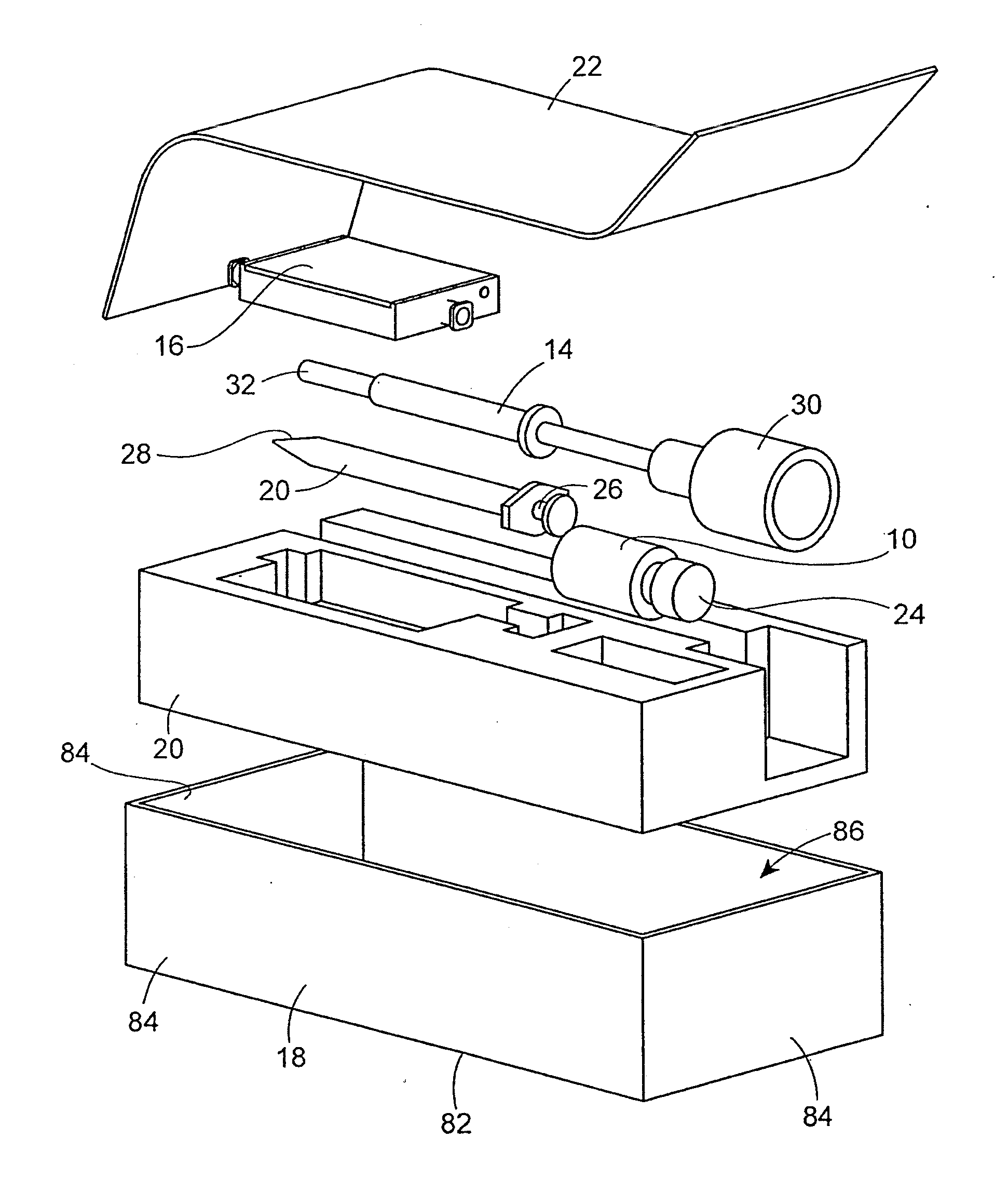 Apparatus and method for reconstituting a pharmaceutical and peparing the reconstituted pharmaceutical for transient application