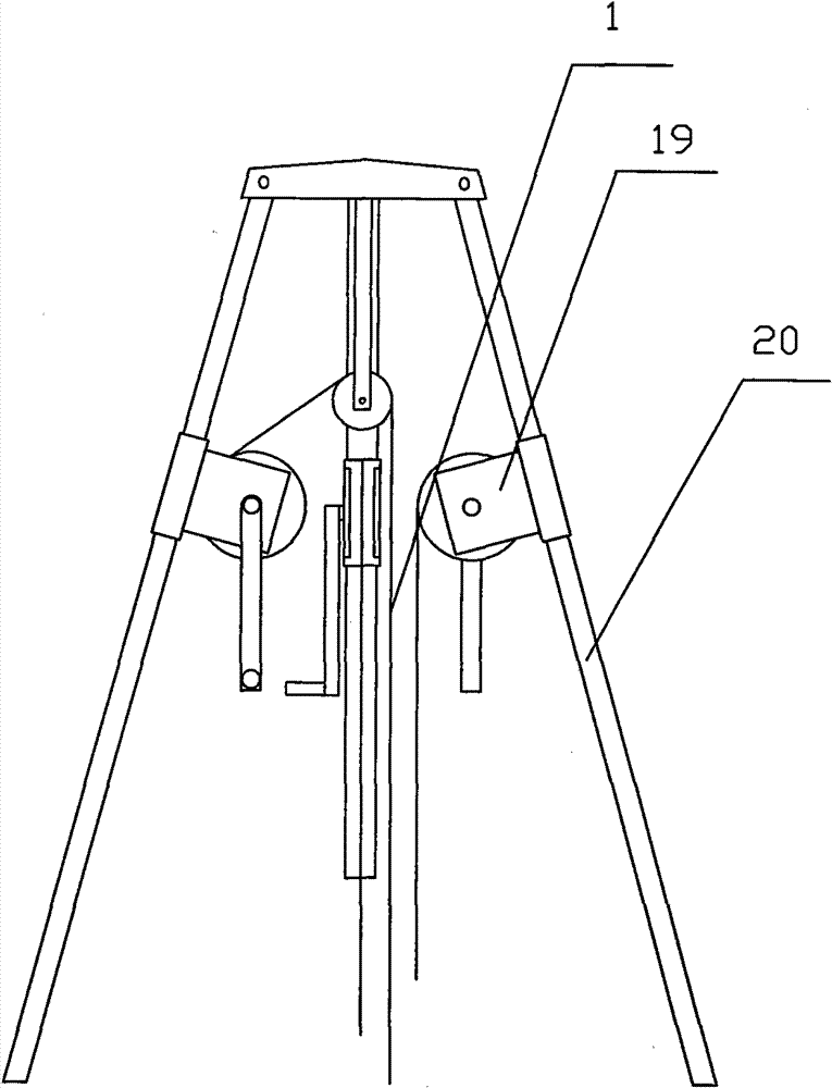 Deep well rescue device