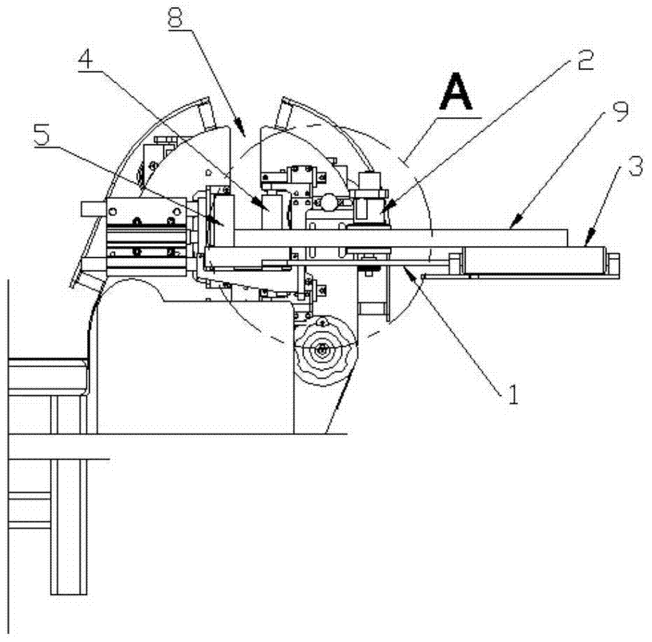 Auxiliary positioning mechanism for taping machine