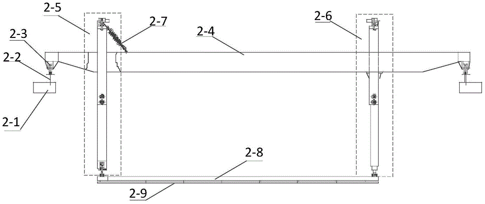 Universal solar wing deployment frame for satellites with automatic horizontal adjustment