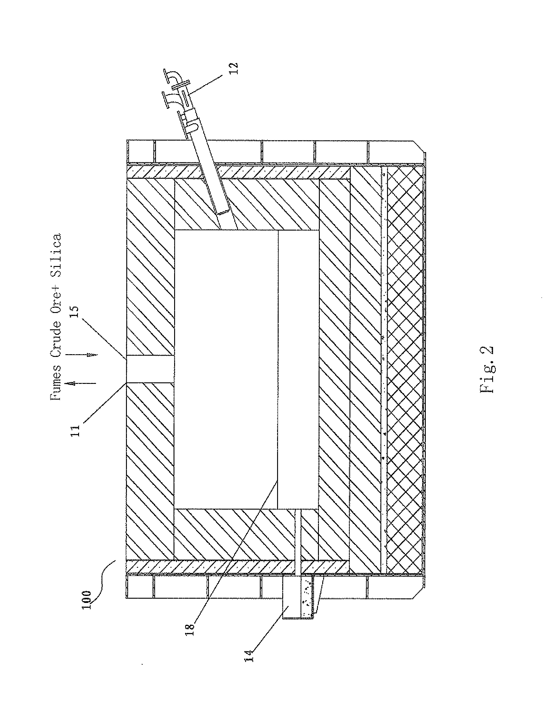 Device making phosphorus by thermal process