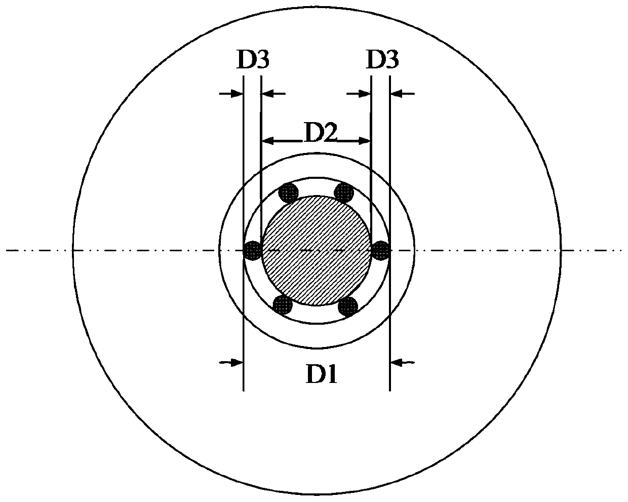 Metallographic sample preparation inlaying tool and inlaying method