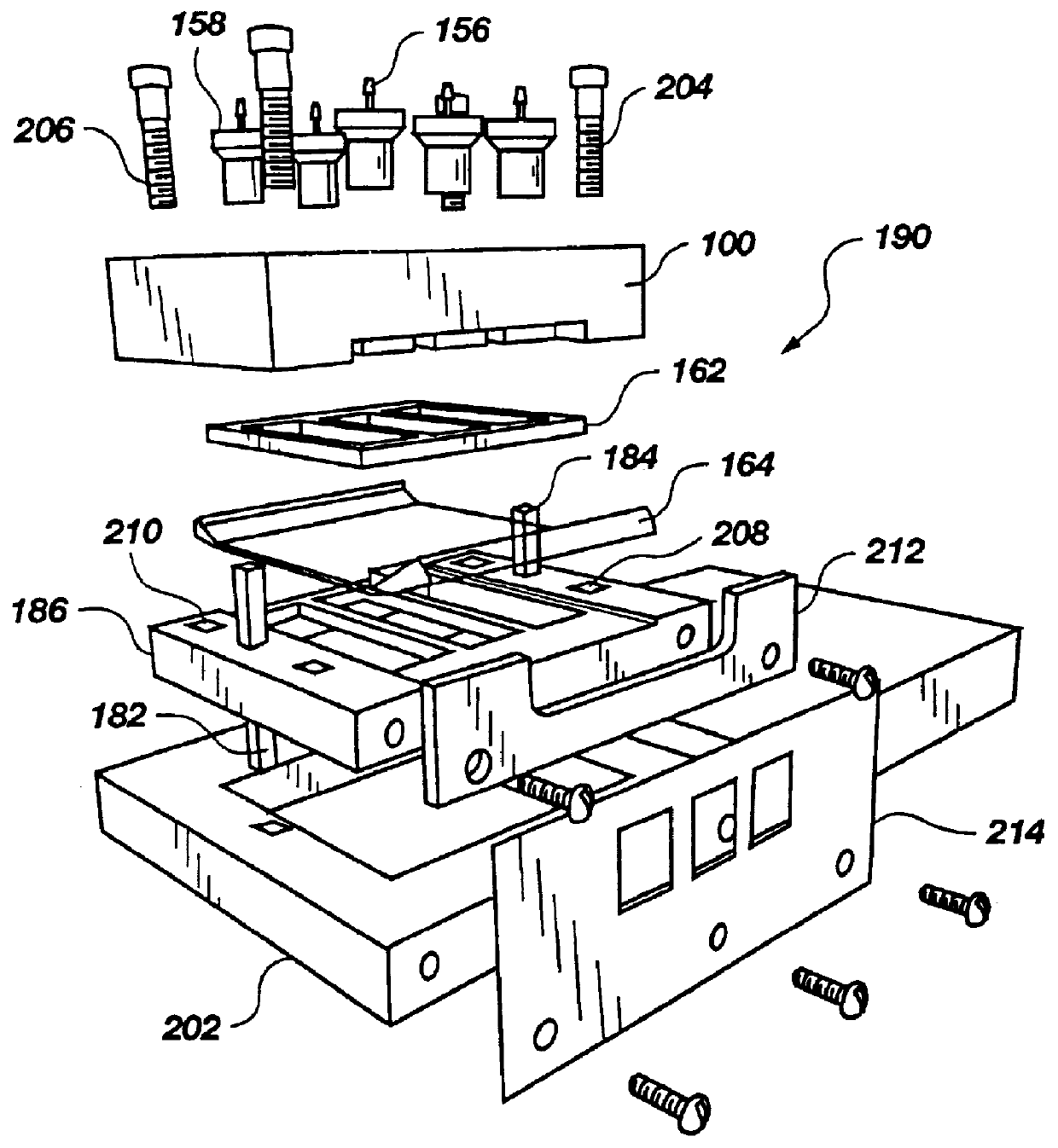 Lens and associatable flow cell