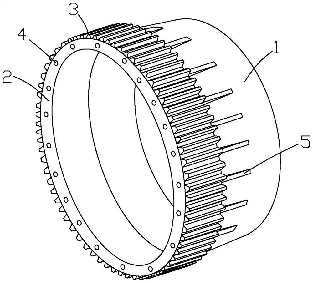 Flexible gear for harmonic reducer and manufacturing method therefor