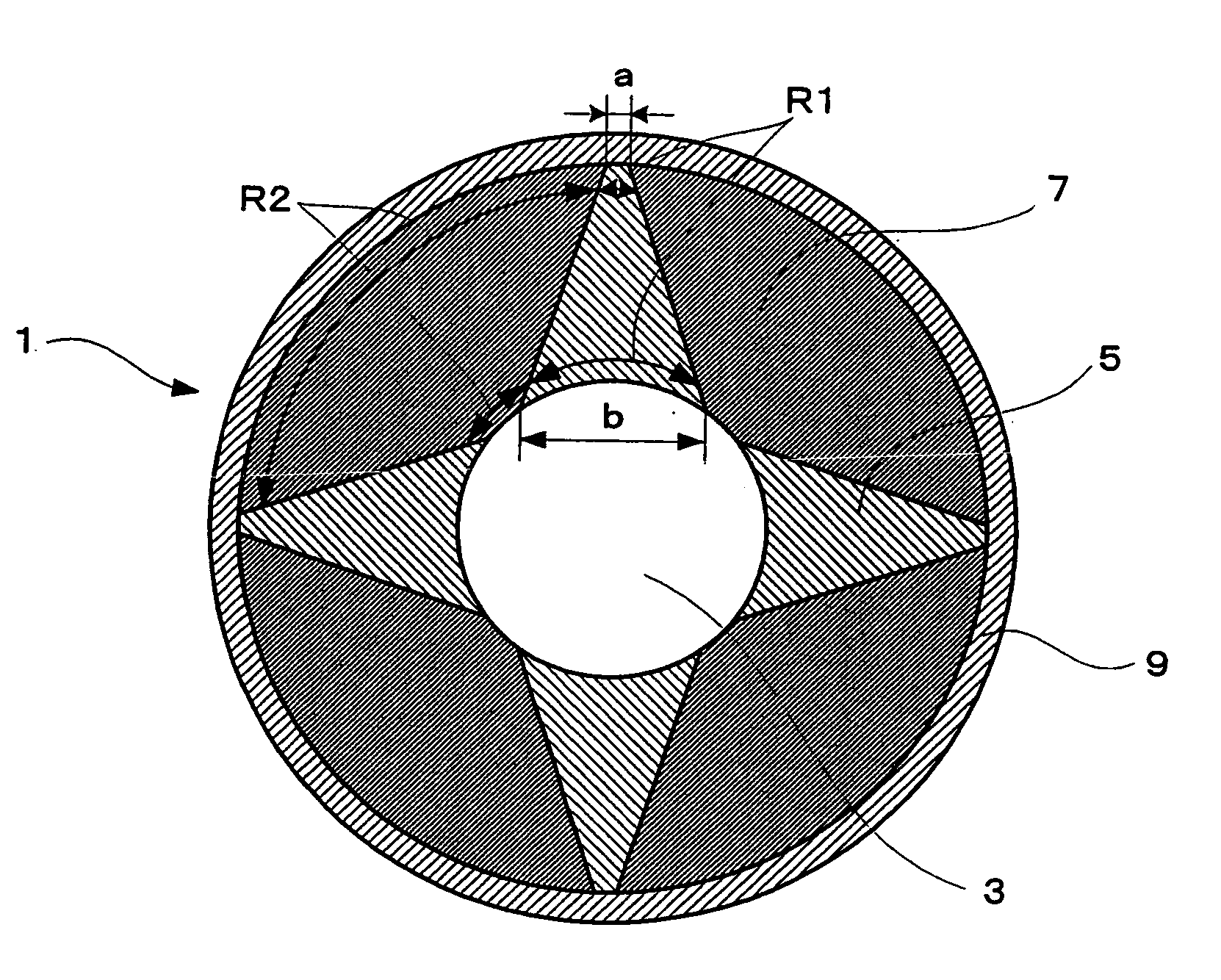 Multi-piece golf ball, manufacturing method thereof and mold for manufacturing the same