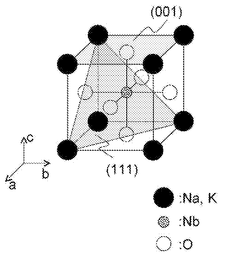 Piezoelectric thin-film element, process for producing same, and piezoelectric thin-film device