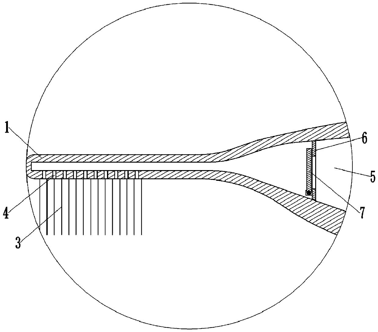 Toothbrush for plaque test