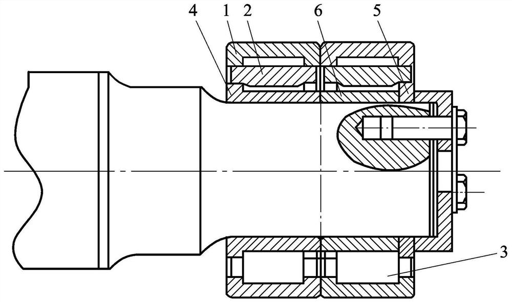 Tangible joint control method for heat-proof shaft in axle box bearing assembly of passenger car