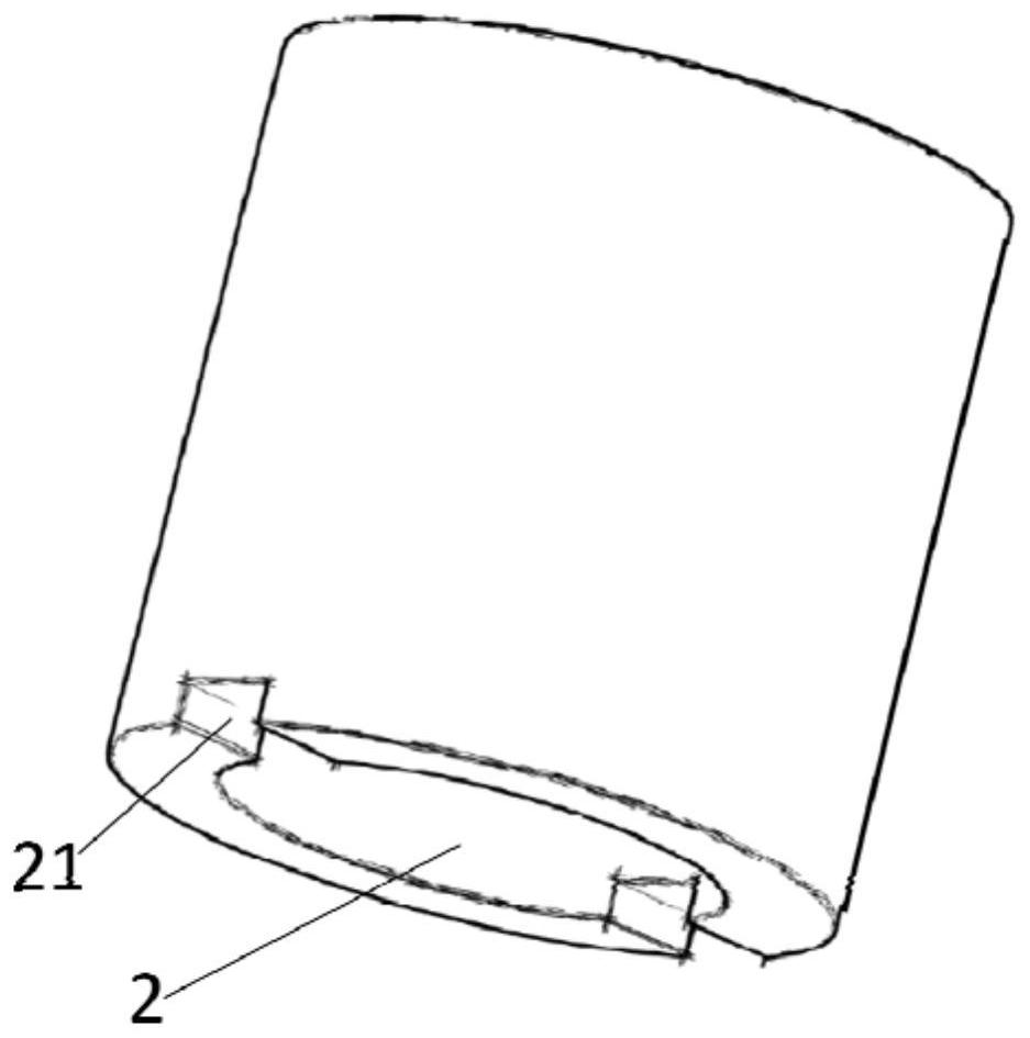 A solid oxidation testing device and its application