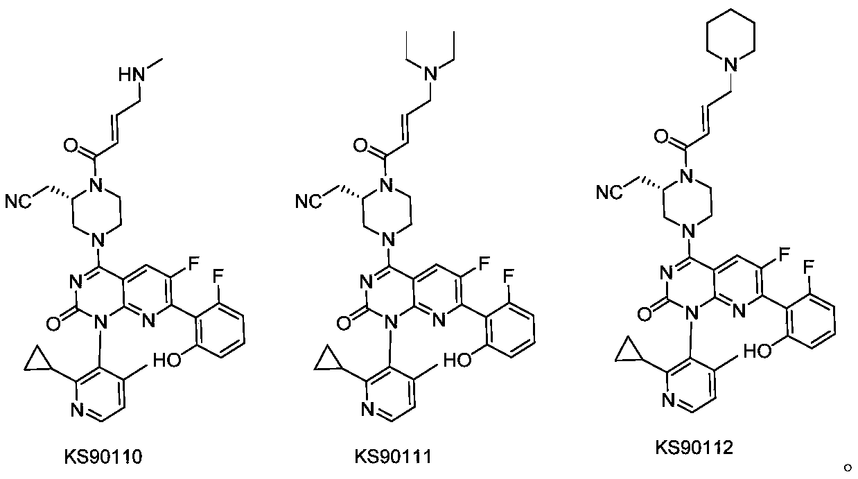 Nitrile methyl piperazine derivative serving as KRAS G12C mutant protein inhibitor and application of nitrile methyl piperazine derivative