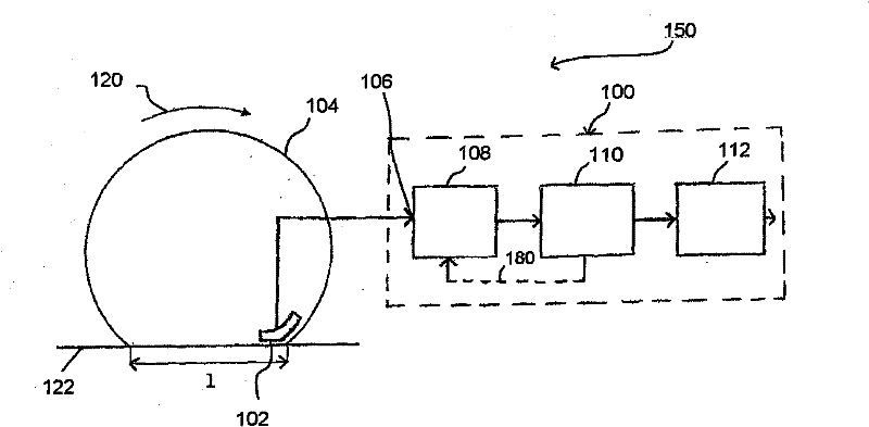 Latch-evaluation circuit for electromechanical transducer of a tire