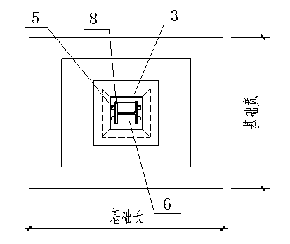 Anti-pulling embedded-type gate-type steel frame steel-joint column foot and construction method thereof